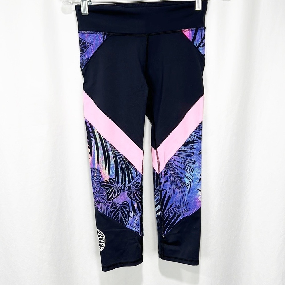 Soulcycle Performance Leaf Tropical Colorblock Pi… - image 6